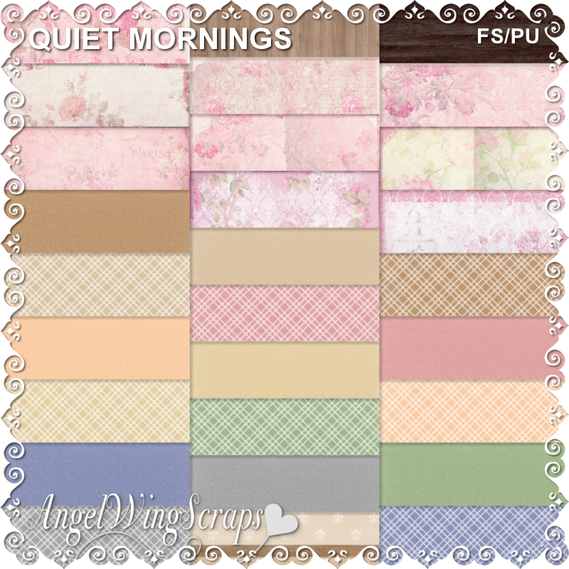 Quiet Mornings Page Kit (FS/PU) - Click Image to Close