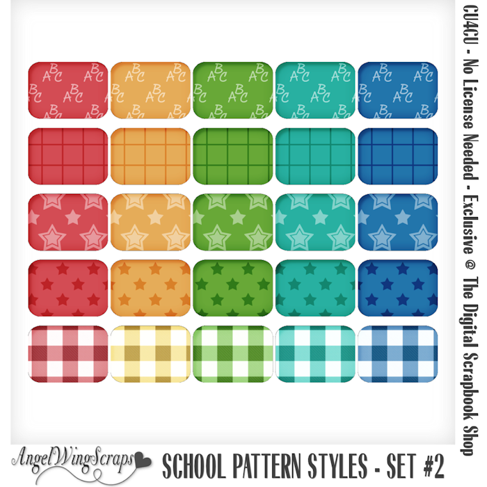 School Pattern Styles #2 - Exclusive (CU4CU) - Click Image to Close