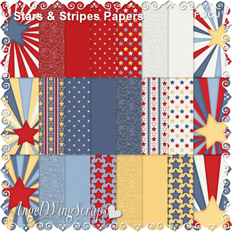Stars & Stripes Papers (FS/CU) - Click Image to Close