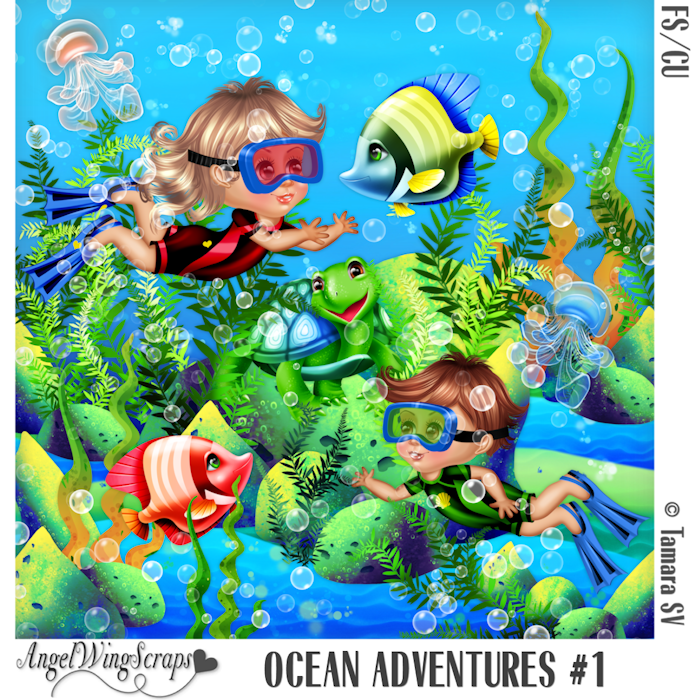 Ocean Adventures #1 (FS/CU) - Click Image to Close