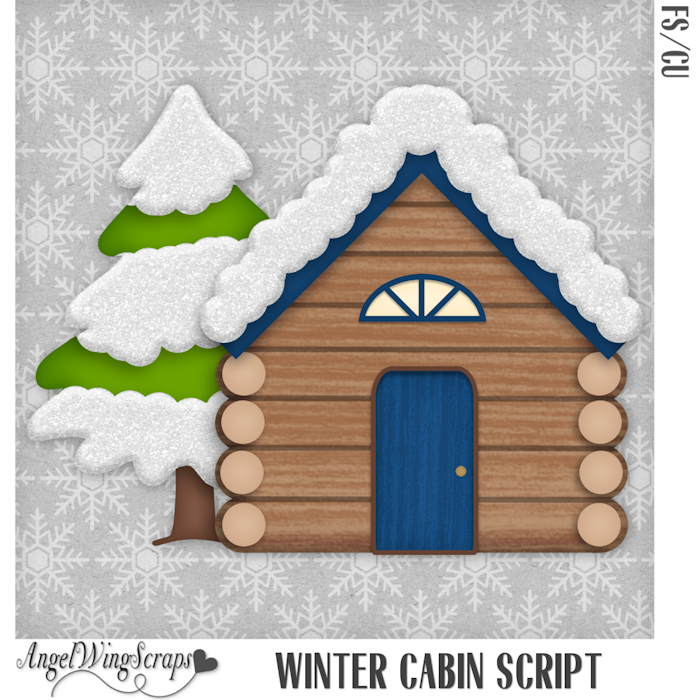 Winter Cabin Script (FS/CU) - Click Image to Close
