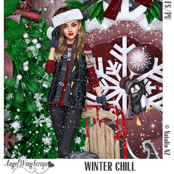 Winter Chill Page Kit (FS/PU) - Click Image to Close