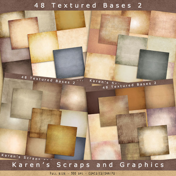 48 Texture Papers Bases 2 (FS/CU4CU) - Click Image to Close