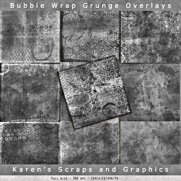 Bubble Wrap Grunge Overlays (FS/CU4CU) - Click Image to Close
