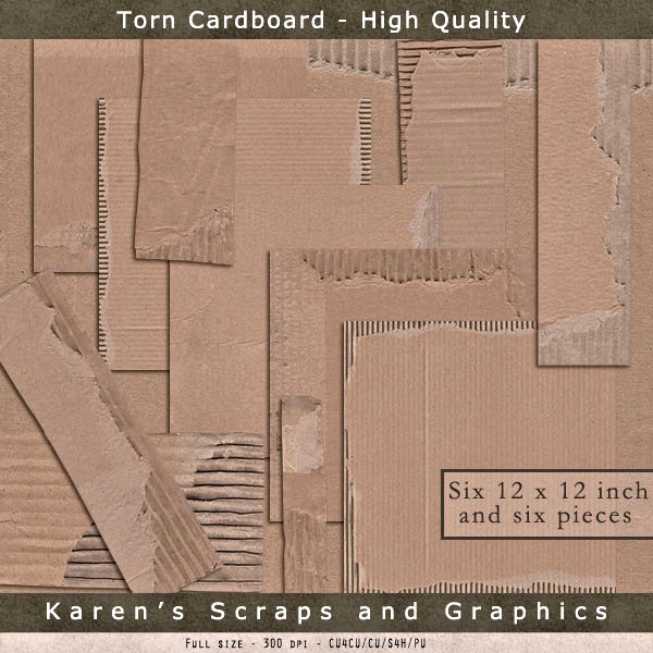 Torn Cardboard (FS/CU4CU) - Click Image to Close