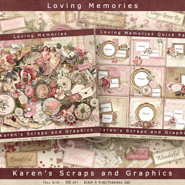 Kit Bundle - Loving Memories (FS/PU/S4H) - Click Image to Close