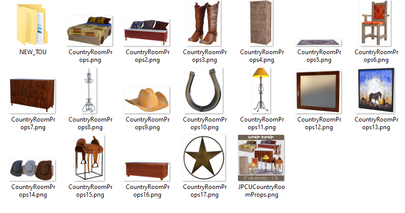 CU Pack - Country Room - Click Image to Close