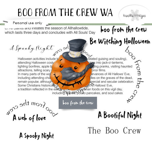 Boo from the crew - Click Image to Close