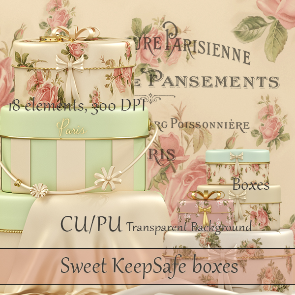 Keepsafe Boxes clipart (FS/CU) - Click Image to Close