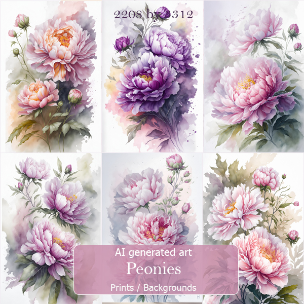Peonies flowers (FS/CU) - Click Image to Close