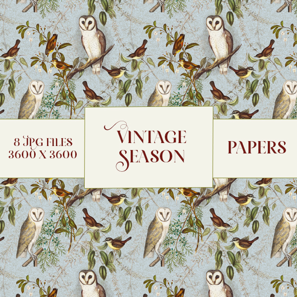 Vintage Season papers (FS/CU) - Click Image to Close