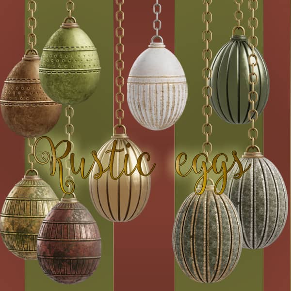 Rustic Eggs clipart (FS/CU) - Click Image to Close