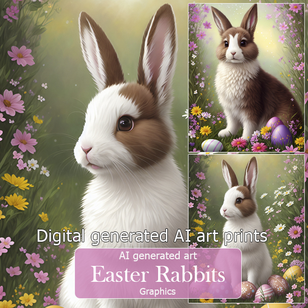 Easter Rabbits (FS/CU) - Click Image to Close