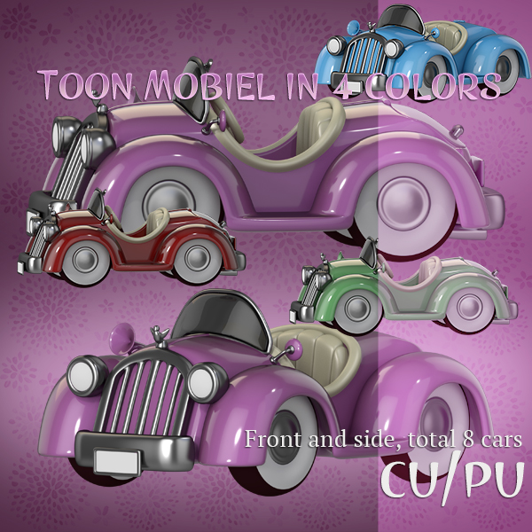 Toon Mobiel Cars clipart (FS/CU) - Click Image to Close