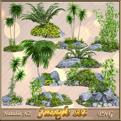Jungle set (FS/CU) - Click Image to Close