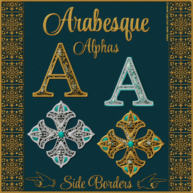 Arabesque PS Brushes & PNG Files Pack (CU4CU) - Click Image to Close