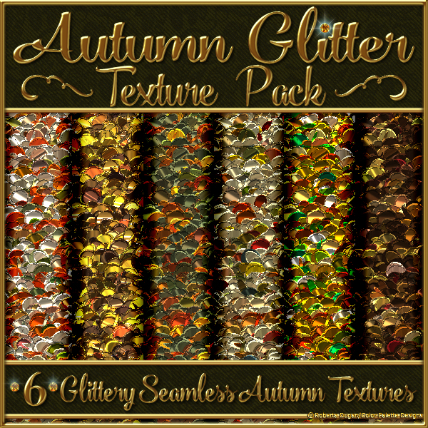 Autumn Glitter Seamless Textures Pack (CU4CU) - Click Image to Close