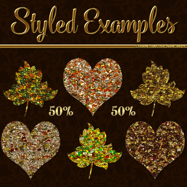 Autumn Glitter Seamless Textures Pack (CU4CU) - Click Image to Close