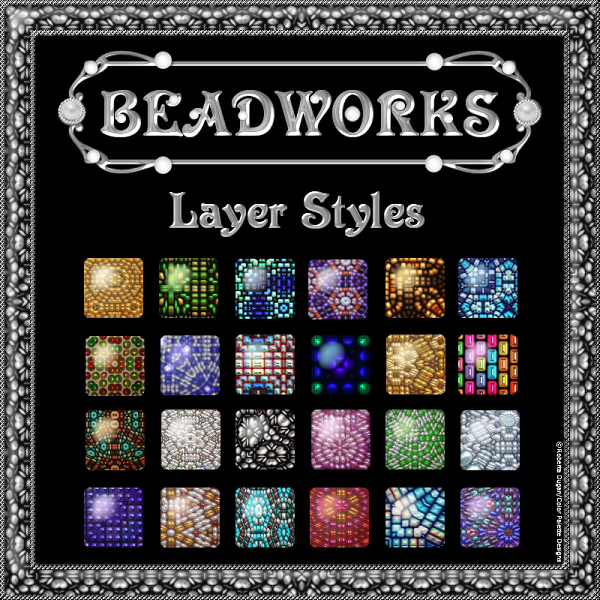 BEADWORKS PS Layer Styles (CU4CU) - Click Image to Close