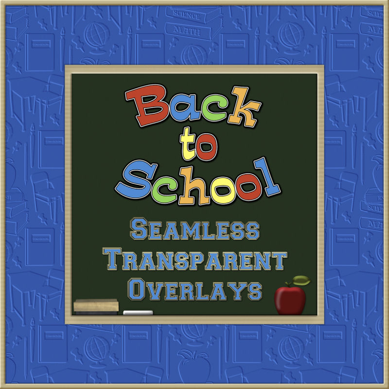 Back To School Seamless Transparent Overlays (CU4CU) - Click Image to Close