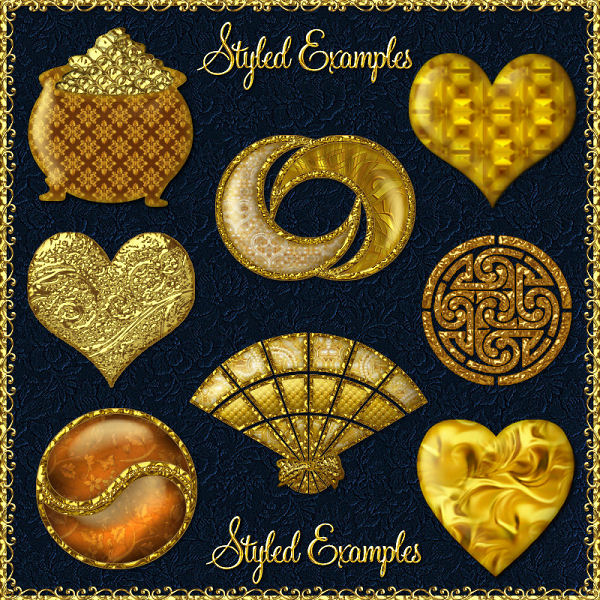 Blissful Gold Layer PS Styles (CU4CU) - Click Image to Close