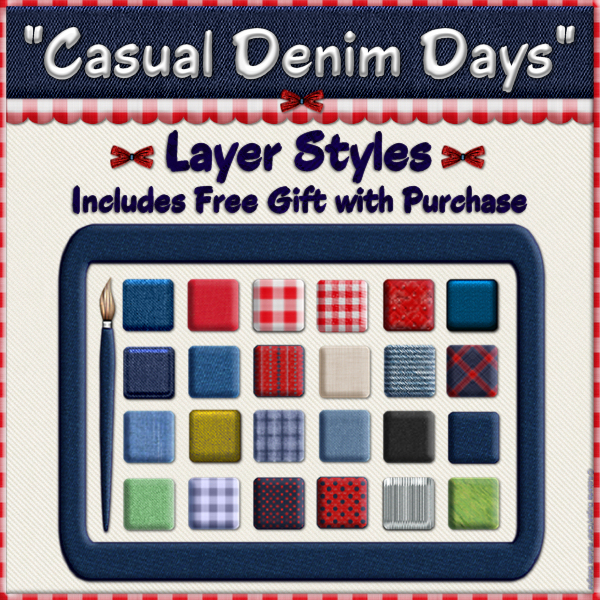 "Casual Denim Days" PS Layer Styles (CU4CU) - Click Image to Close