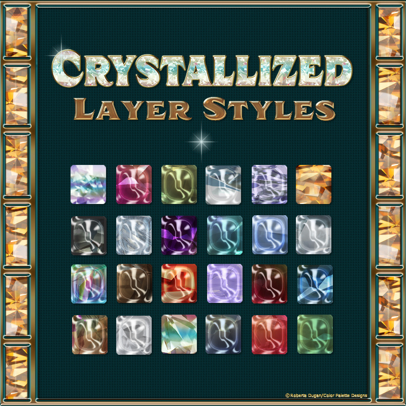 "Crystallized" PS Layer Styles (CU4CU) - Click Image to Close