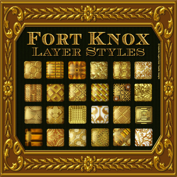 Fort Knox PS Layer Styles (CU4CU) - Click Image to Close