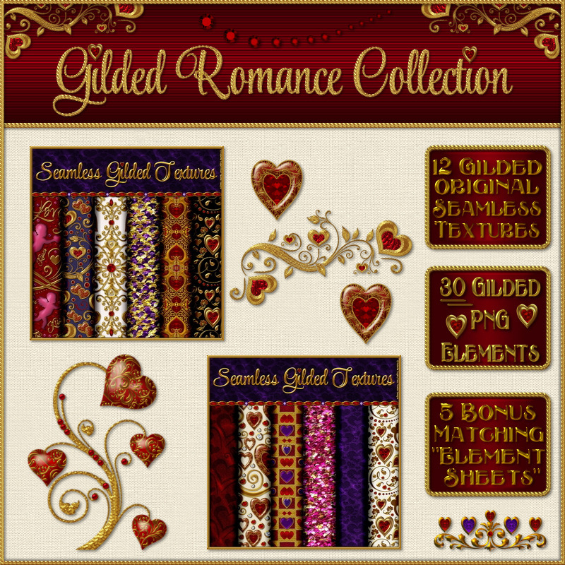 Gilded Romance Collection (CU4CU) - Click Image to Close
