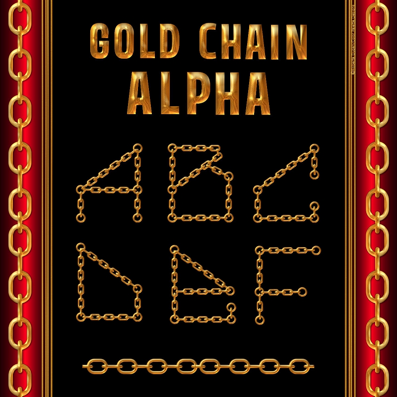 Gold Chain Alpha - with Extras (CU4CU) - Click Image to Close