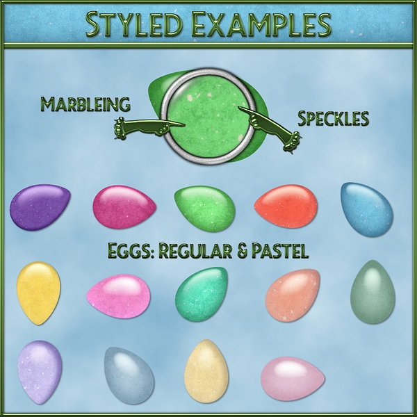 Happy Easter PS Layer Styles Mega Pack (CU4CU) - Click Image to Close