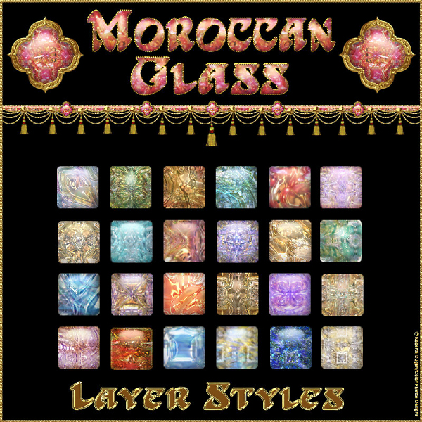 Moroccan Glass PS Layer Styles (CU4CU) - Click Image to Close