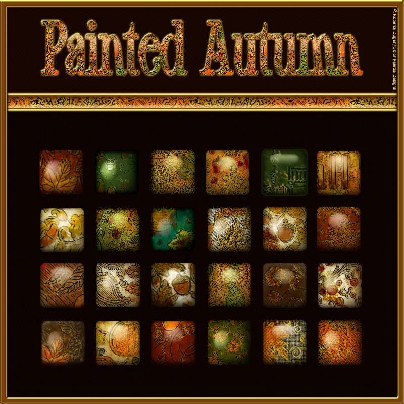 "Painted Autumn" PS Layer Styles (CU4CU) - Click Image to Close