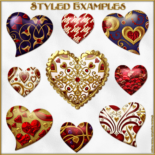 Romance PS Layer Styles (CU4CU) - Click Image to Close