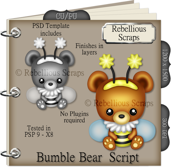 BUMBLE BEAR (FS/CU/TEMPLATE/SCRIPT) - Click Image to Close