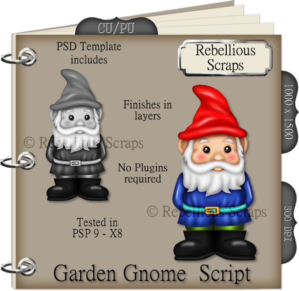 GARDEN GNOME (FS/CU/TEMPLATE/SCRIPT) - Click Image to Close