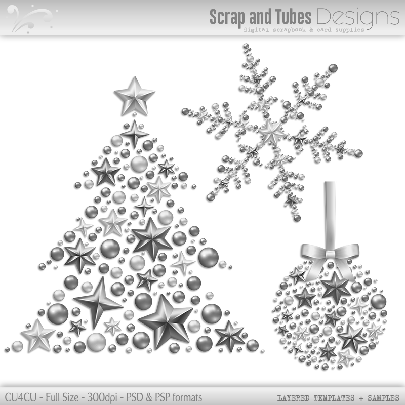 Christmas Embellishment Templates - Click Image to Close