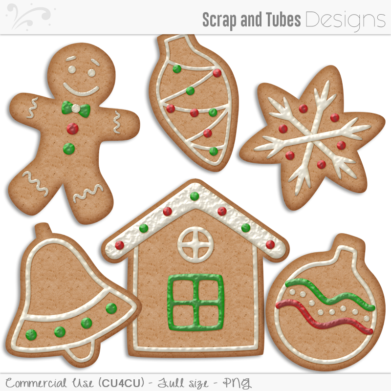 Gingerbread Cookies Clipart - Click Image to Close