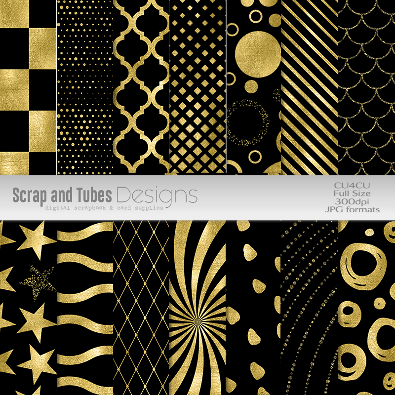 Glam Digital Papers 3 - Click Image to Close