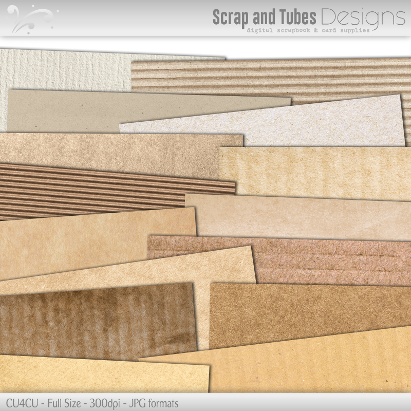 Textured Cardboard Papers - Click Image to Close